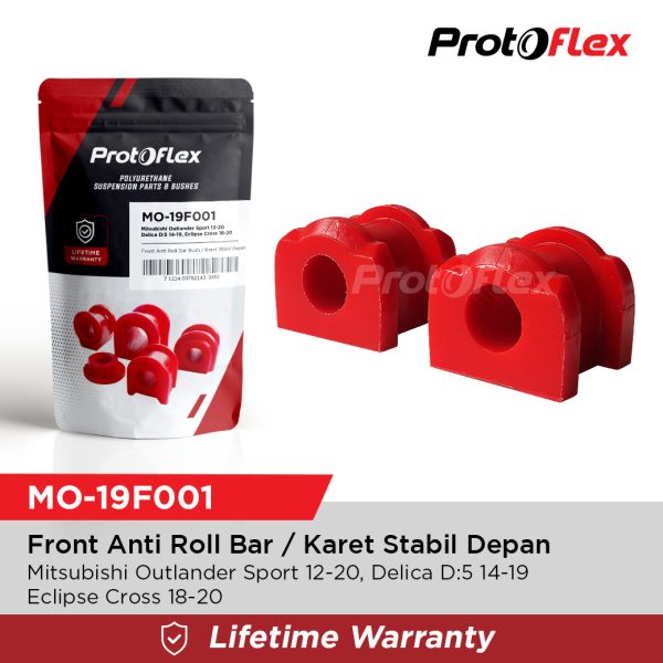 Protoflex Bushing Karet Stabil Depan Mitsubishi Outlander 12-20 Delica D5 Eclipse Cross Lancer CX4A