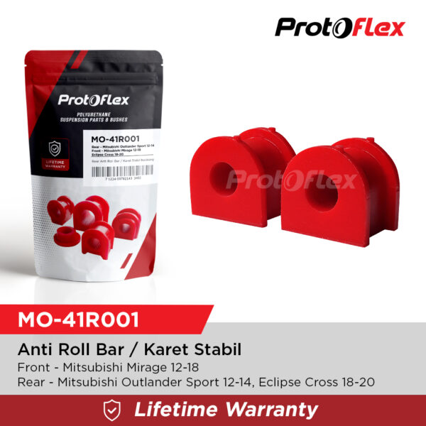 Protoflex Karet Stabil Depan Mirage Karet Stabil Belakang Mitsubishi Outlander 12-14 Delica D5 Eclipse Cross