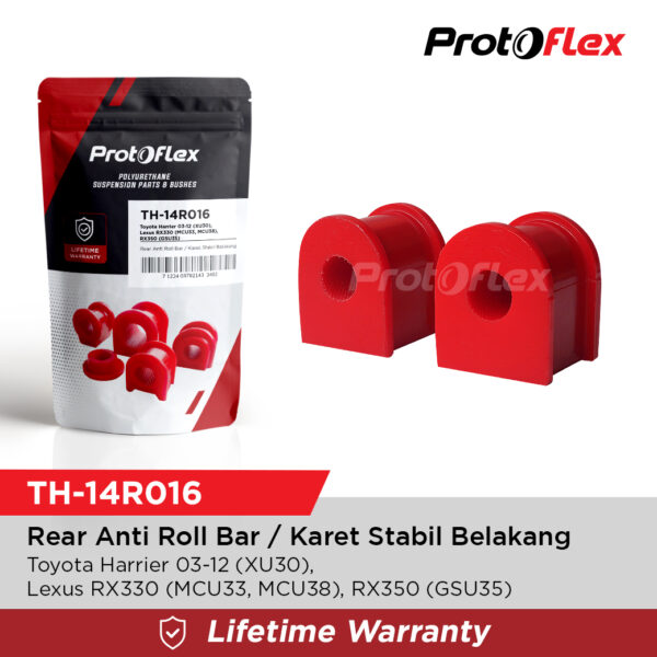 Protoflex Bushing Karet Stabil Belakang Harrier 03-12 Lexus RX330 350