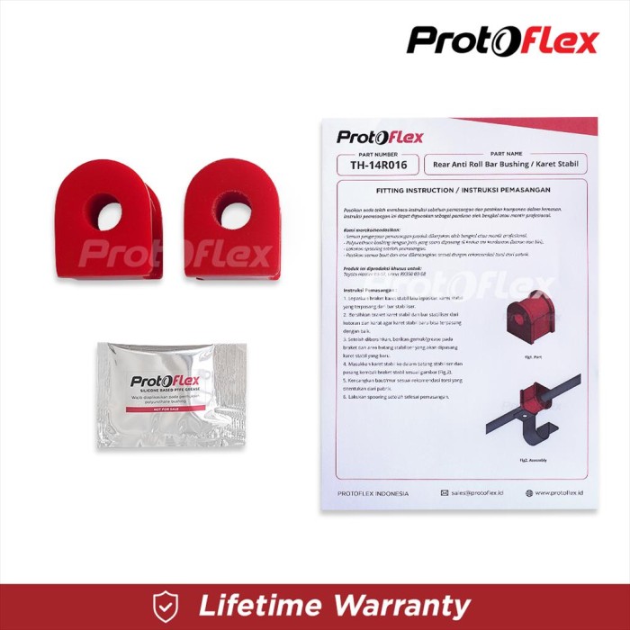 Protoflex Bushing Karet Stabil Belakang Harrier 03-12 Lexus RX330 350 - Image 4