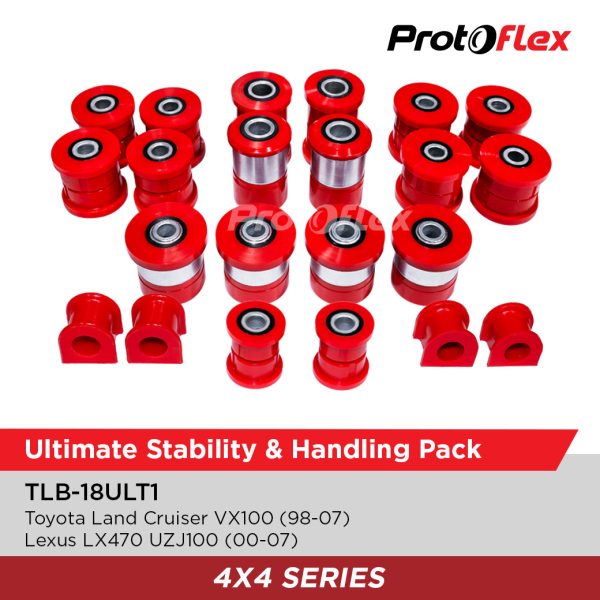 Protoflex Ultimate Stability & Handling Pack for Land Cruiser 100 Series (98-07) / Lexus LX470 UZJ100 (00-07)