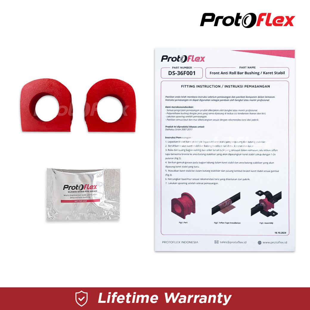 Protoflex Karet Stabil Depan Daihatsu Sirion 07-17 - Image 4
