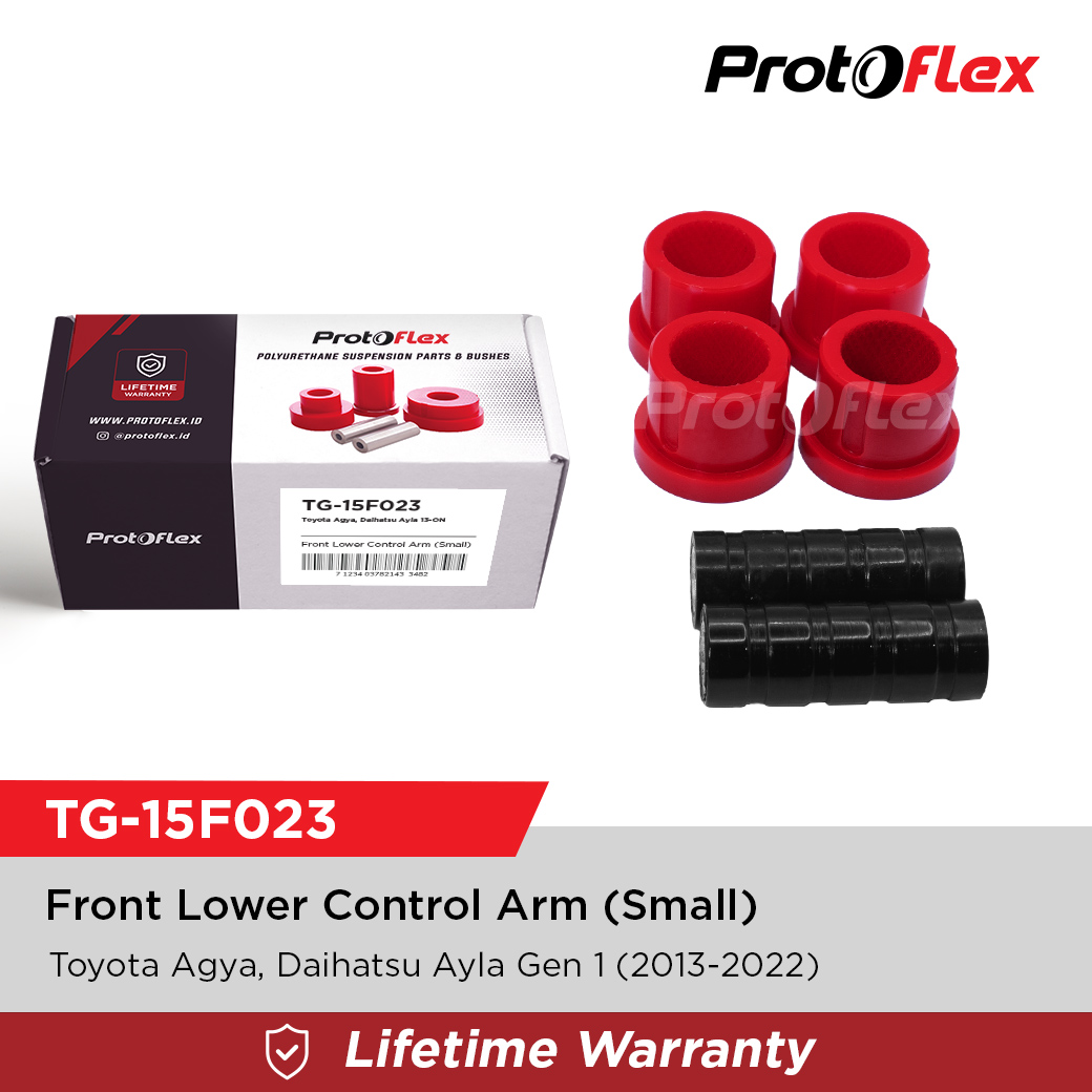 Protoflex Bush Lower Arm Depan (Kecil) Toyota Agya Daihatsu Ayla 13-22