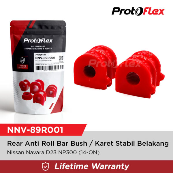 Protoflex Karet Stabil Belakang Nissan Navara D23 NP300 (14-ON)
