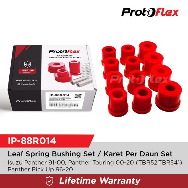 Protoflex Karet Per Daun Set Isuzu Panther 91-00, Panther Touring 00-20 (TBR52, TBR541), Panther Pick Up 96-20