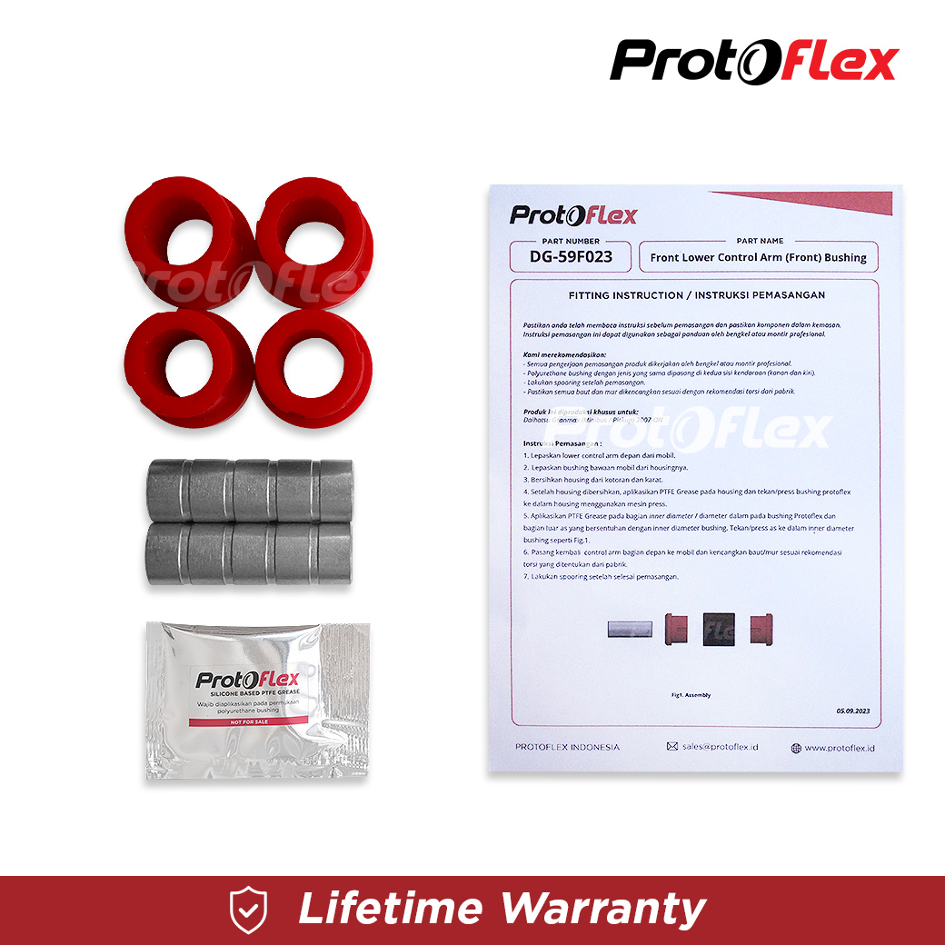 Protoflex Bushing Lower Arm Depan (Kecil) Granmax Luxio Minibus Pickup