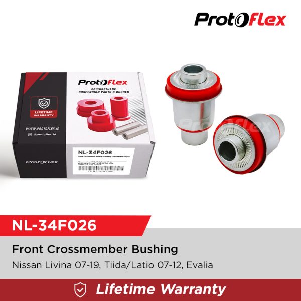 Protoflex Bushing Crossmember Depan Nissan Livina 07-19, Tiida/Latio 07-12, Evalia 12-16