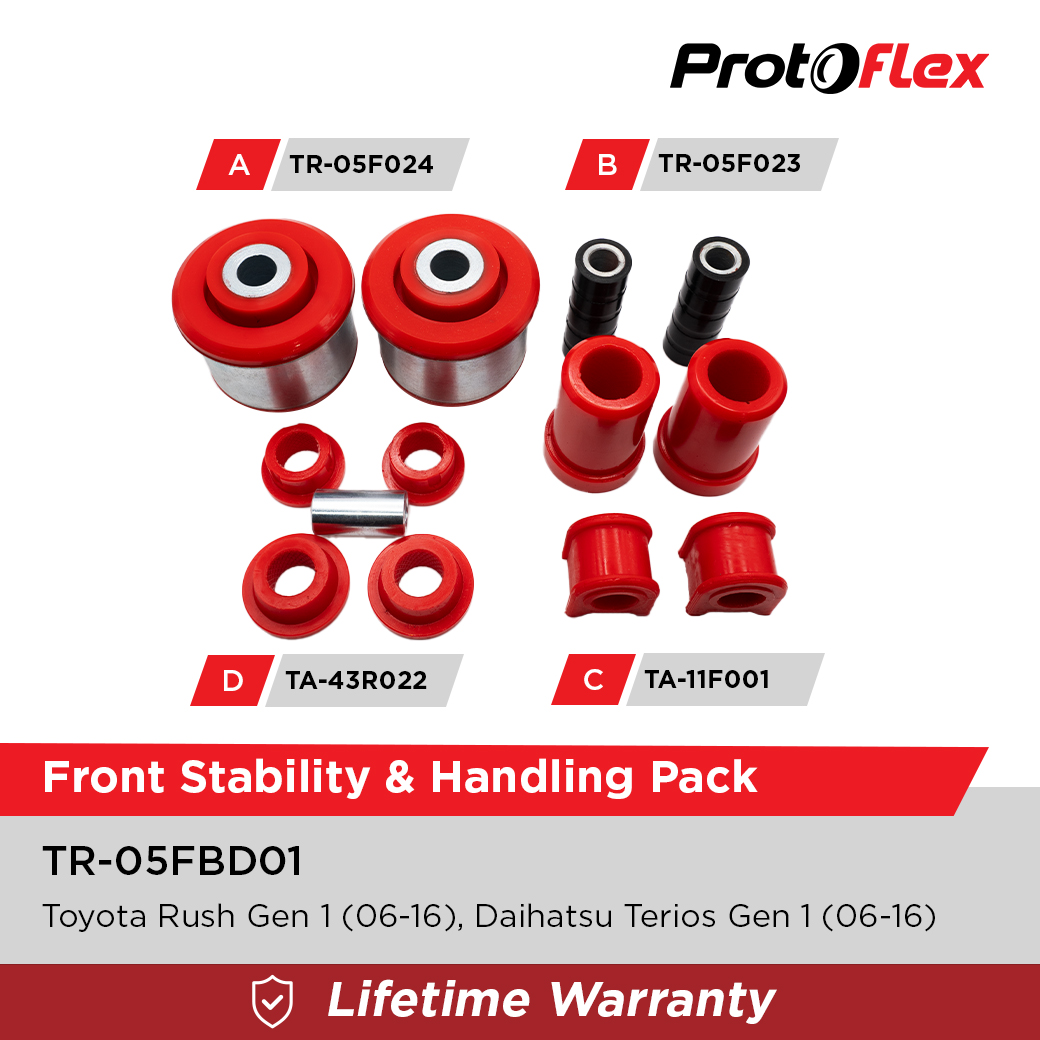 Protoflex Front Stability & Handling Pack Rush Terios Gen 1 06-17
