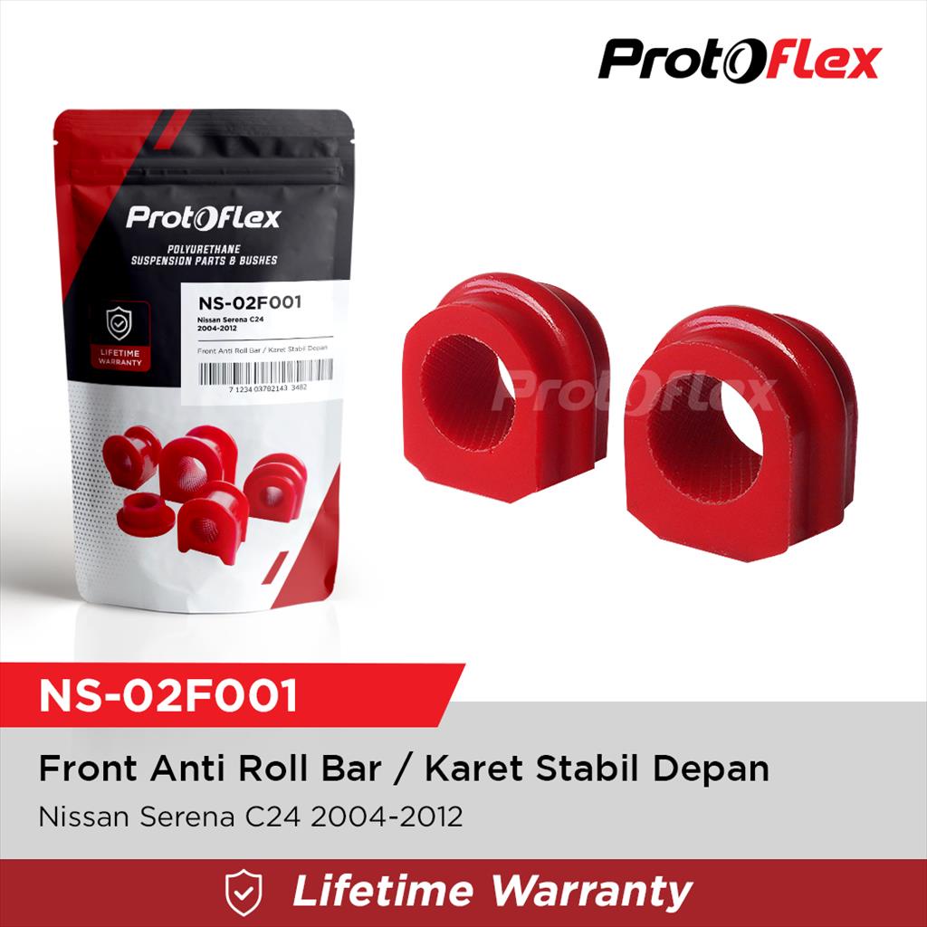 Protoflex Bushing Karet Stabil Depan 2 pcs - Nissan Serena C24