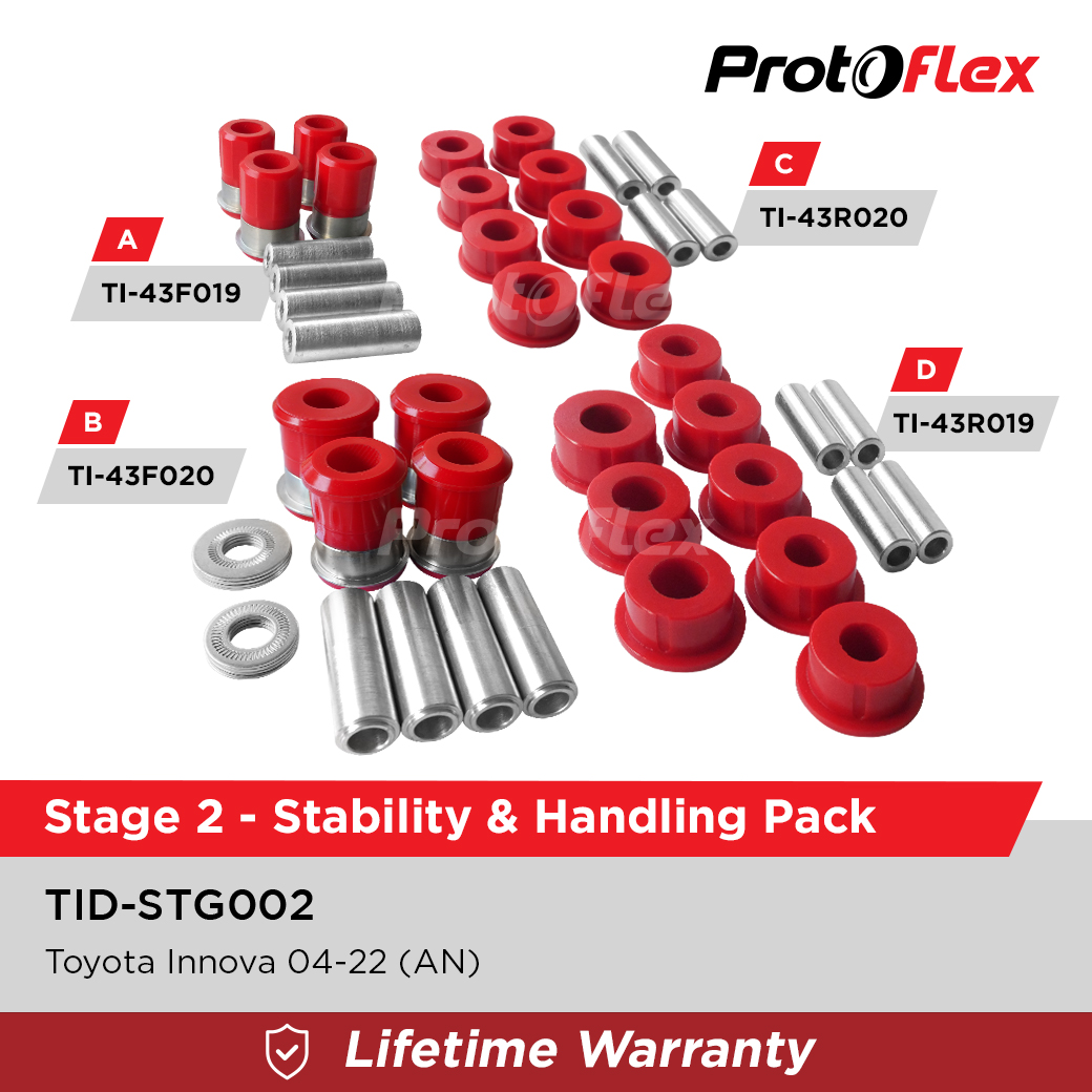 Protoflex Stage 2 Stability and Handling Pack for Toyota Innova 04-22