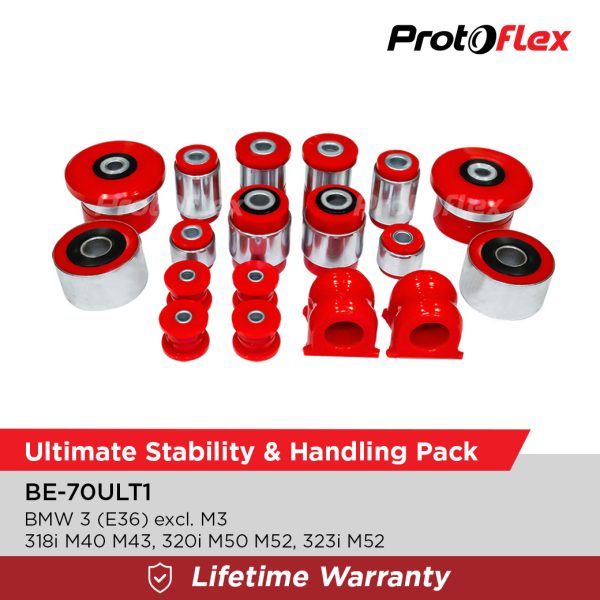 Protoflex Ultimate Stability & Handling Pack for BMW 3 E36 318i M40 M43, 320i M50 M52, 323i M52 excl M3