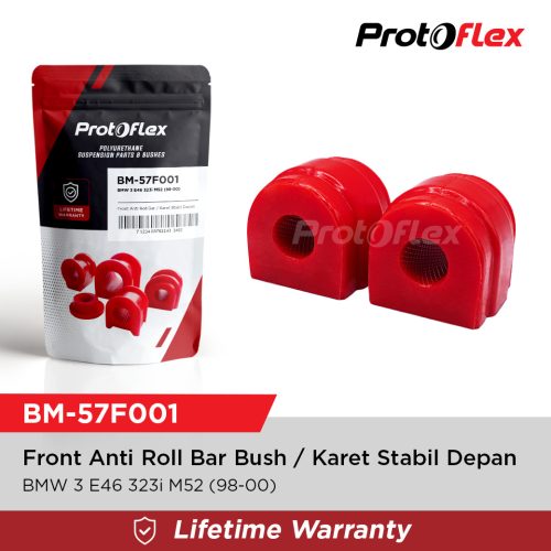Protoflex Bushing Karet Stabil Depan BMW E46 321i M52 (98-00)