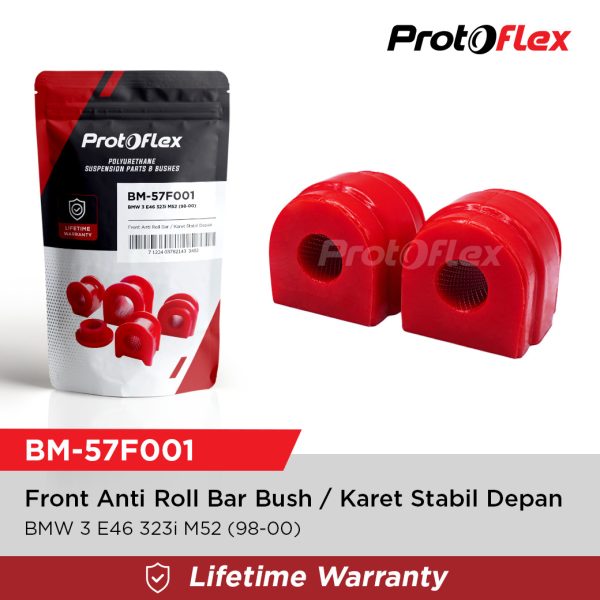 Protoflex Bushing Karet Stabil Depan BMW E46 321i M52 (98-00)
