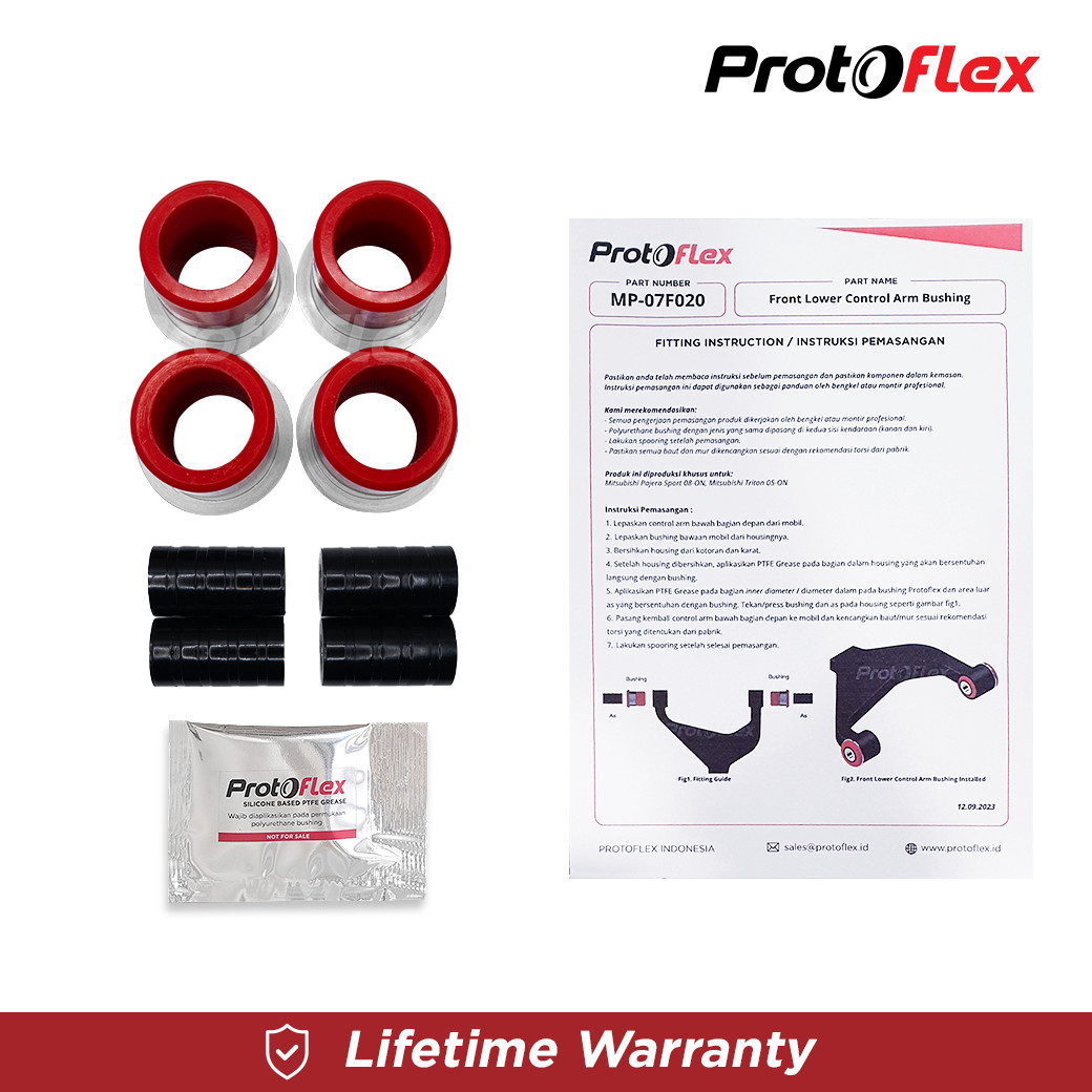 Protoflex Bushing Control Arm Depan (Bawah) Mitsubishi Pajero Sport 08-ON, Mitsubishi Triton 05-ON - Image 4