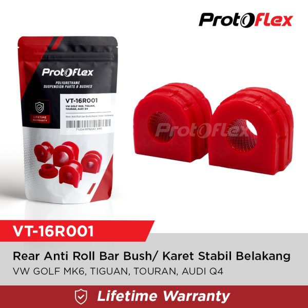 Protoflex Karet Stabil Belakang VW GOLF MK 6, TIGUAN, TOURAN, AUDI Q3