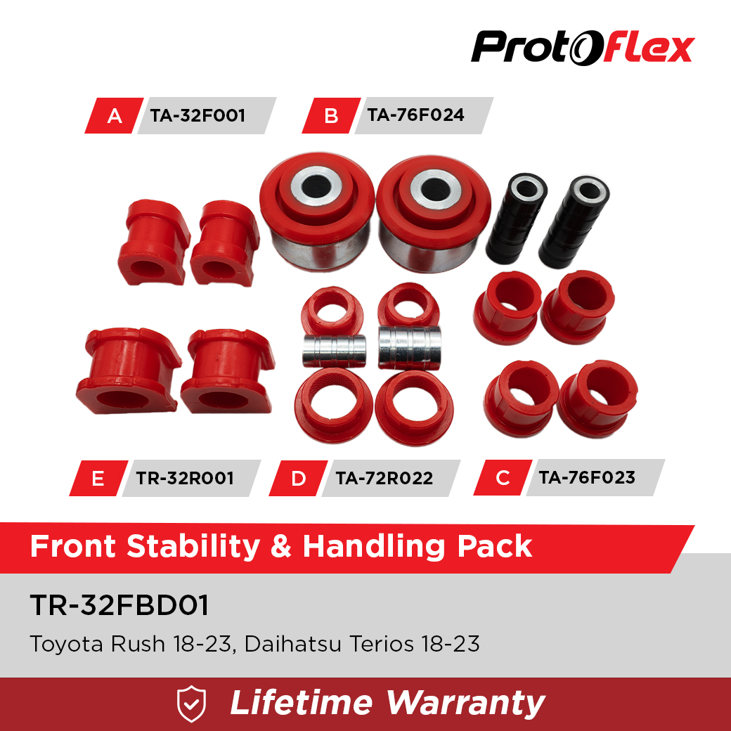 Protoflex Front Stability & Handling Pack All New Rush Terios 18-23