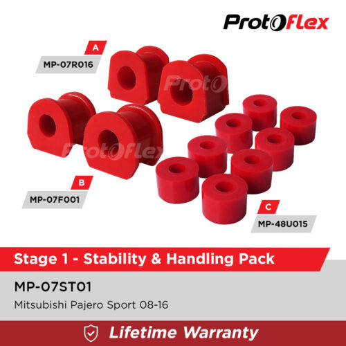 Protoflex Stage 1 Stability & Handling Pack for Pajero Sport 08-16