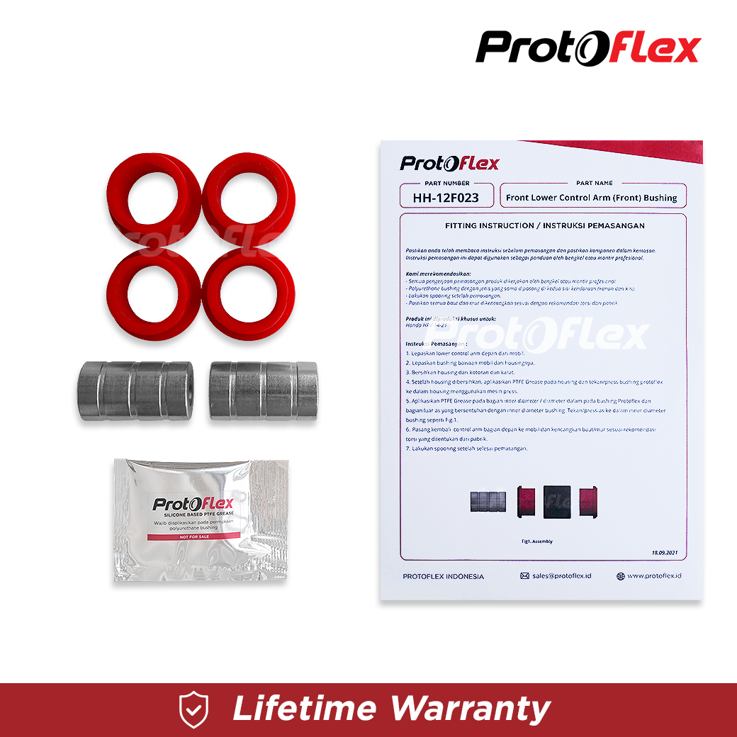 Protoflex Bushing Lower Arm Depan (Kecil) Honda HRV JAZZ GK5 CITY GM6 GN5 - Image 4