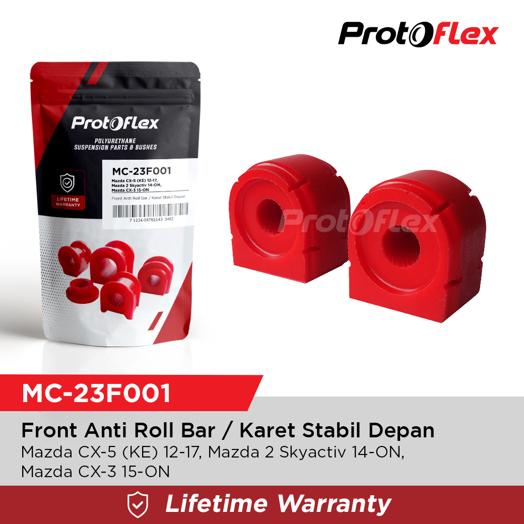 Protoflex Bushing Karet Stabil Depan Mazda CX5 12-17 Mazda 2 Skyactiv DJ HB Mazda CX3