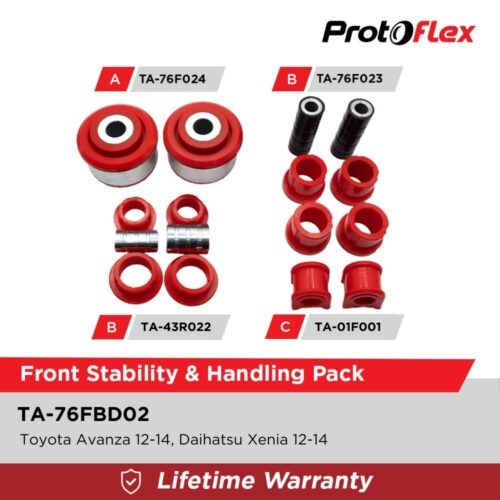 Protoflex Front Stability & Handling Pack for Toyota Avanza Daihatsu Xenia 12-14