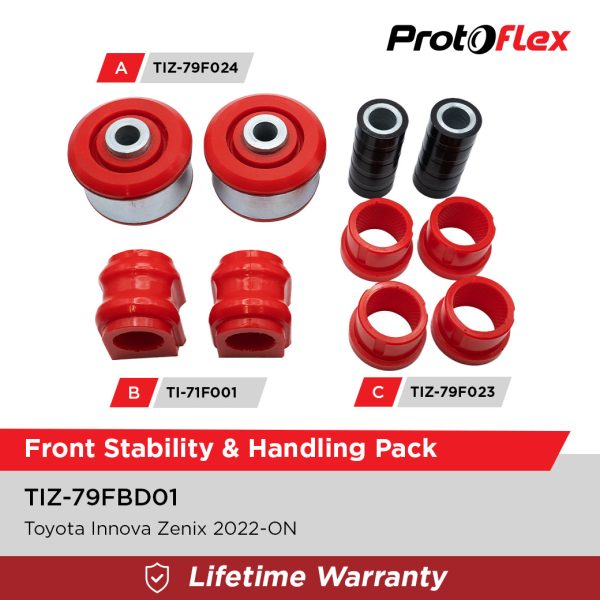 Protoflex Front Stability & Handling Pack for Toyota Innova Zenix