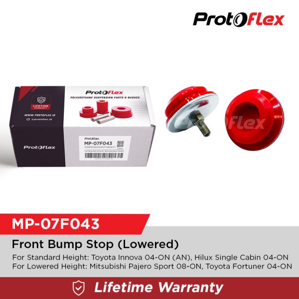 Protoflex Comfort Solid Bump Stop Kit Depan Pajero Fortuner (Lowering) & Innova (Standard Height)