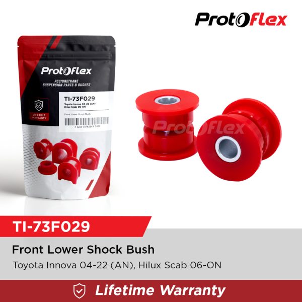 Protoflex Bushing Shock Depan Bawah Toyota Innova 04-22 (AN) Hilux Vigo Revo Scab 06-ON