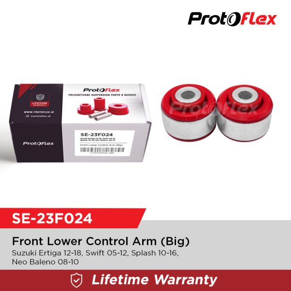 Protoflex Bushing Lower Arm Depan (Besar) Ertiga 12-18, Swift 05-12, Splash 10-16, Neo Baleno 08-10, SX4 08-12