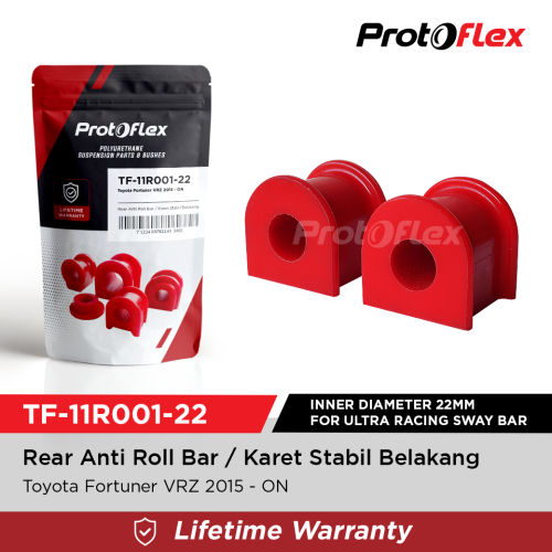 Protoflex Karet Stabil Belakang Toyota Fortuner VRZ 15-ON ID 22mm for Ultra Racing AR22-548