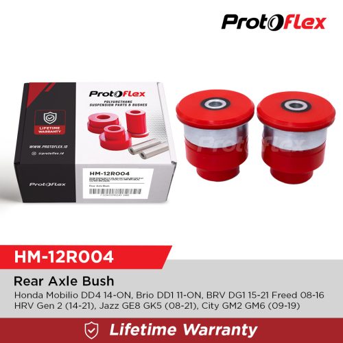 Protoflex Rear Axle Bush Honda Mobilio DD4 14-ON, Brio DD1 11-ON, BRV DG1 15-21, Freed 08-16, HRV Gen 2 (14-21), Jazz GE8 GK5 (08-21), City GM2 GM6 (09-19)