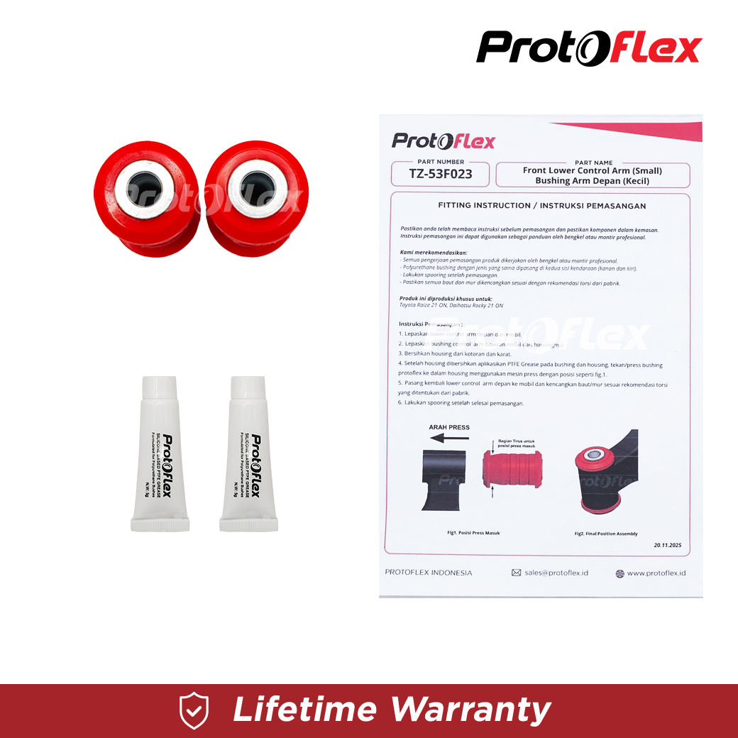 Protoflex Bushing Lower Arm Depan (Kecil) Toyota Raize 21-ON, Daihatsu Rocky 21-ON - Image 4