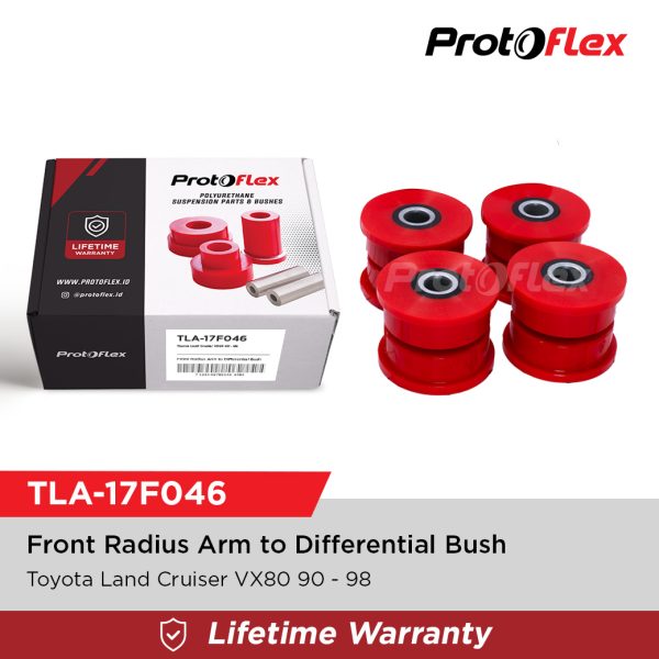 Protoflex Front Radius Arm to Differential Bush Toyota Land Cruiser VX80 Nissan Patrol Y60 Y61