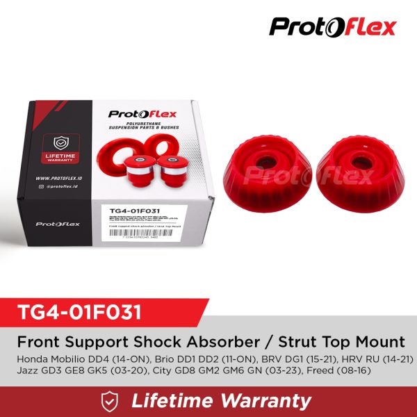 Protoflex Front Support Shock 51920-TG4-T01 Honda Mobilio DD4 (14-ON), Brio DD1 DD2 (11-ON), BRV DG1 (15-21), HRV RU (14-21), Jazz GD3 GE8 GK5 (03-20), City GD8 GM2 GM6 GN (03-23), Freed (08-16)